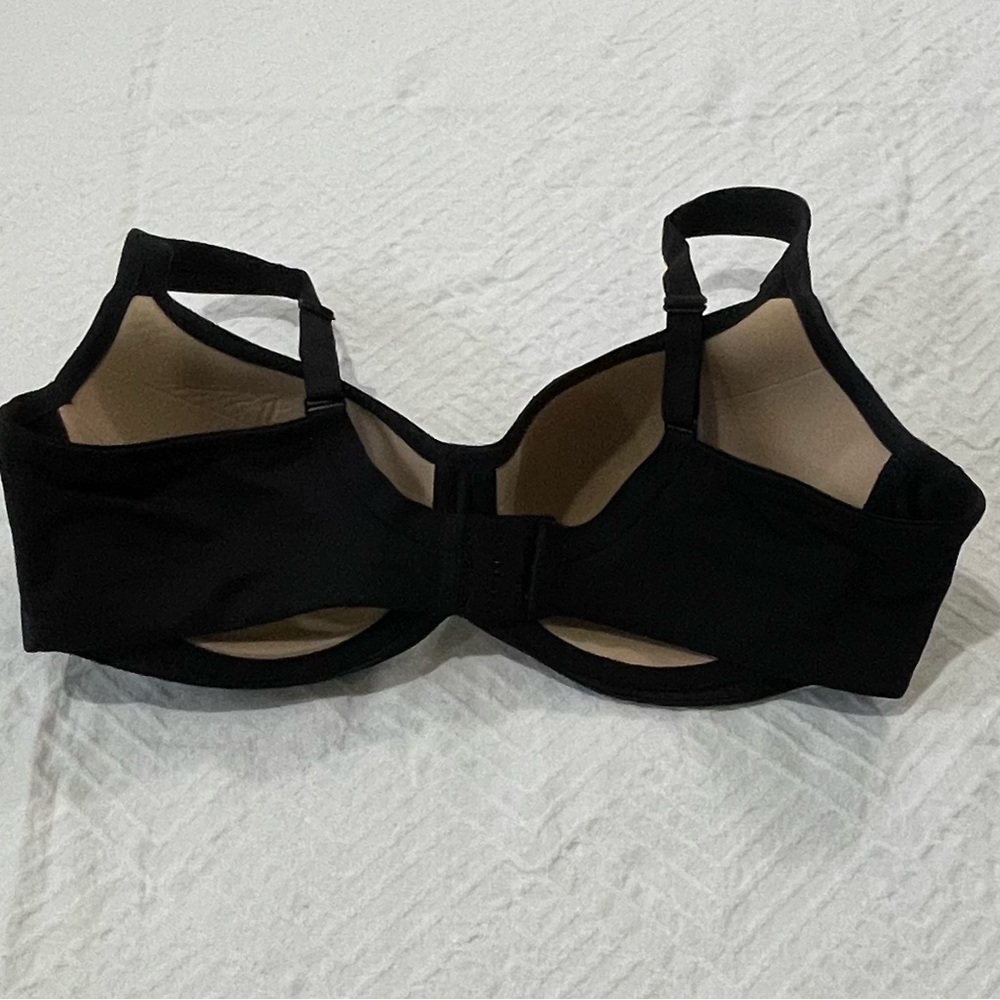 Soma Stunning Support Bra Balconette Black Floral Lace Size 38DD - Picture 4 of 7